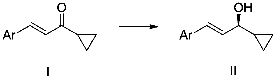 A kind of cyclopropyl substituted allyl alcohol and its asymmetric synthesis method