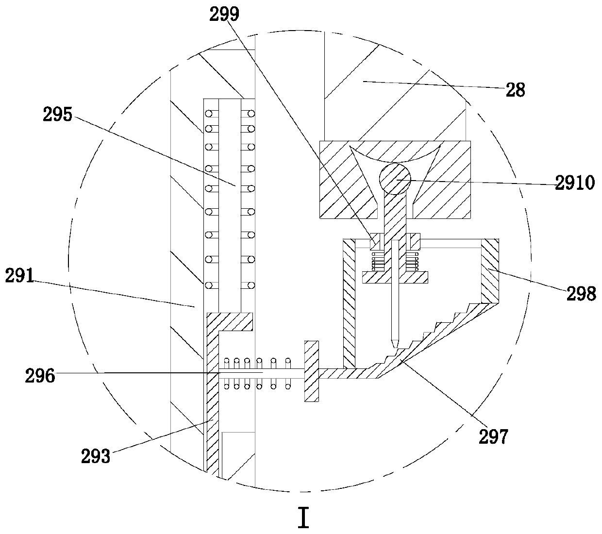 A forming device for a lithium-ion power battery cover plate and a processing method thereof