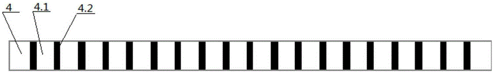 A laser grating positioning system for rail moving equipment