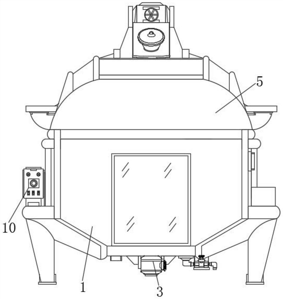 Production equipment and preparation method of nano environment-friendly fire coal combustion-supporting sulfur-fixing agent