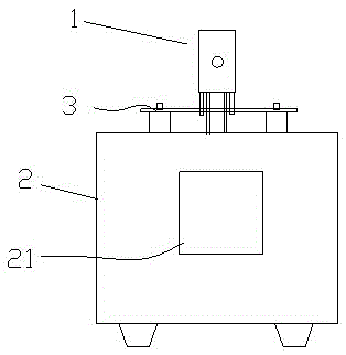 An adjustable heating device for smoking products