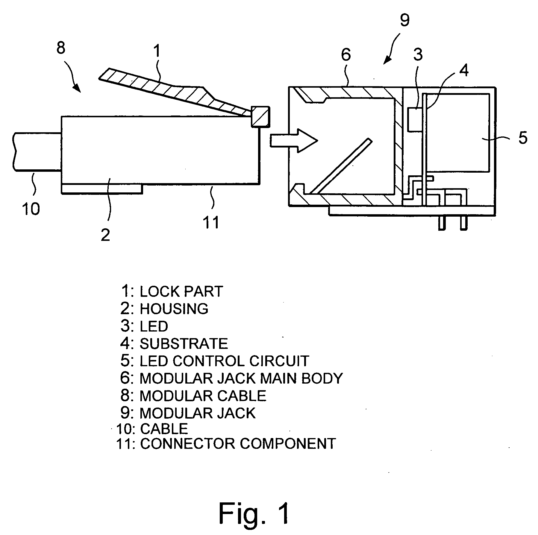 Connector component and connector assembly