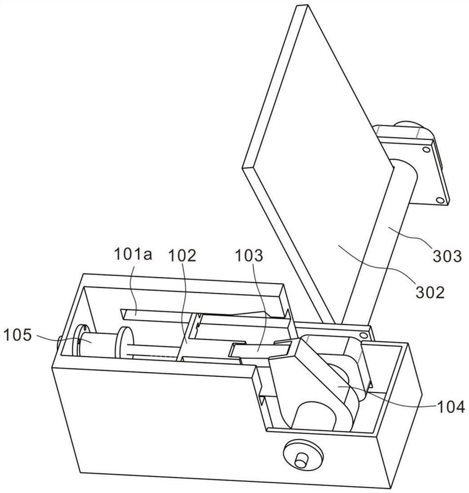 A buffer device for adjusting the angle of the shunt door of the coal drop pipe of a stacker and reclaimer