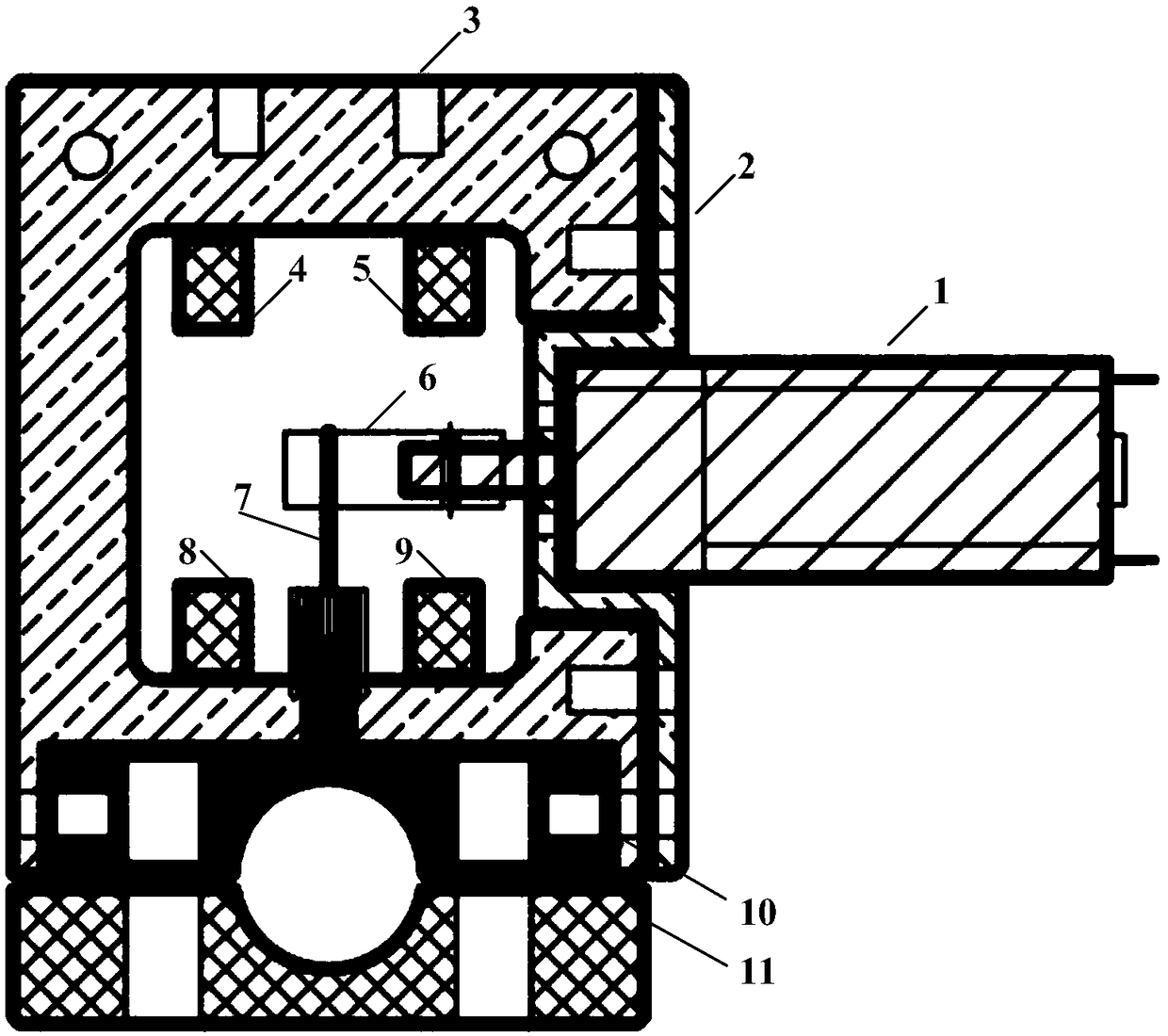 A self-cleaning photoelectric frost thickness sensor