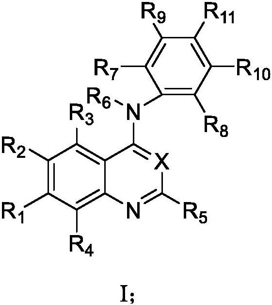 Pharmaceutical composition combining substituted butene amide and mTOR inhibitor as well as application of pharmaceutical composition