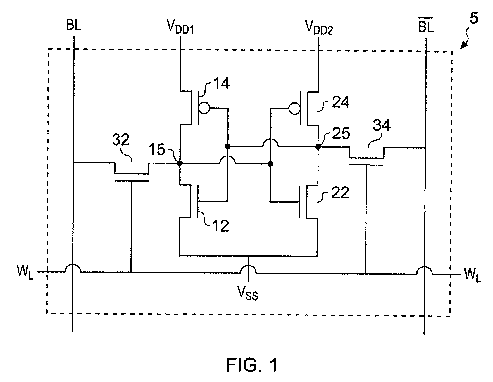 Controlling power supply to memory cells