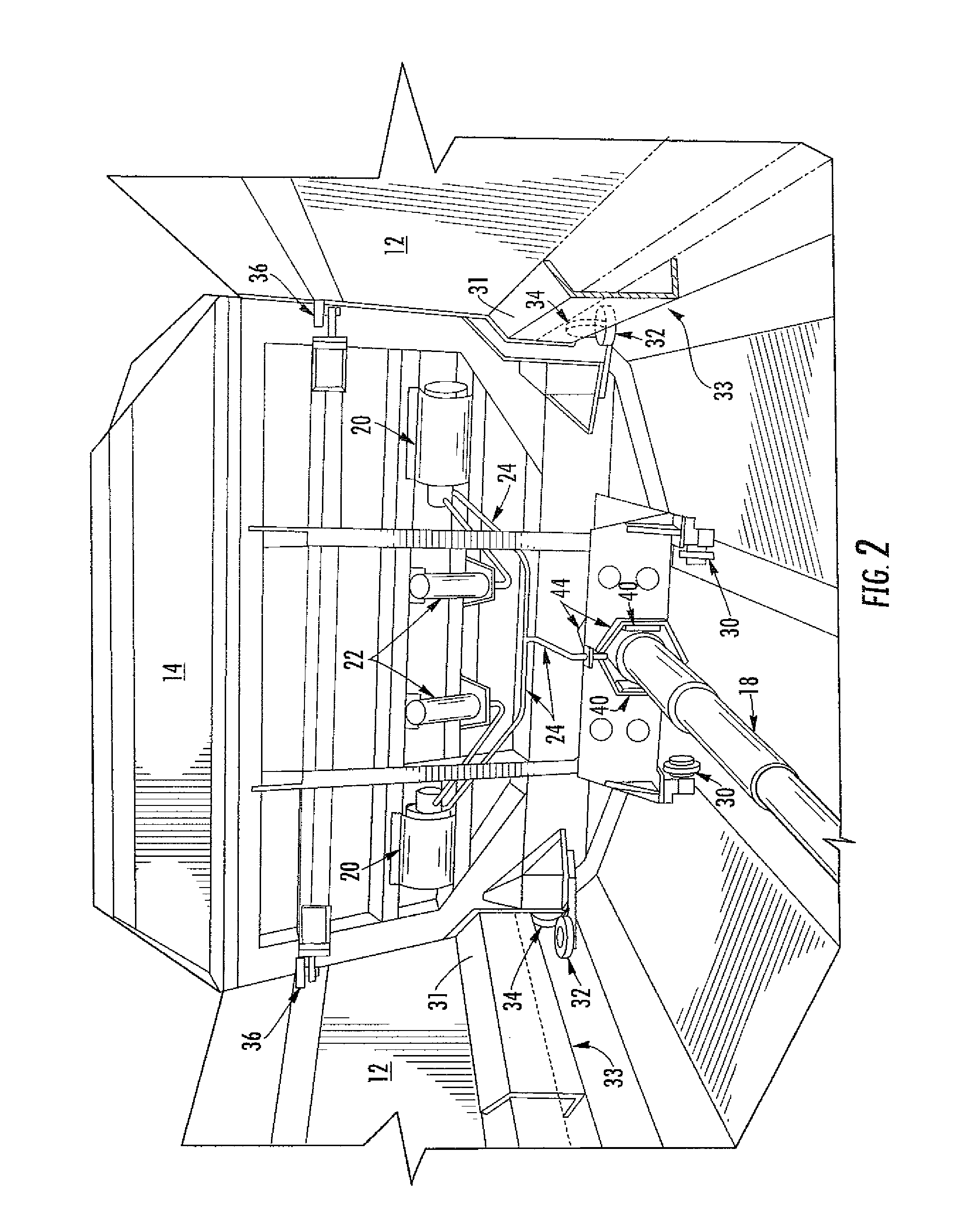 Ejector blade system