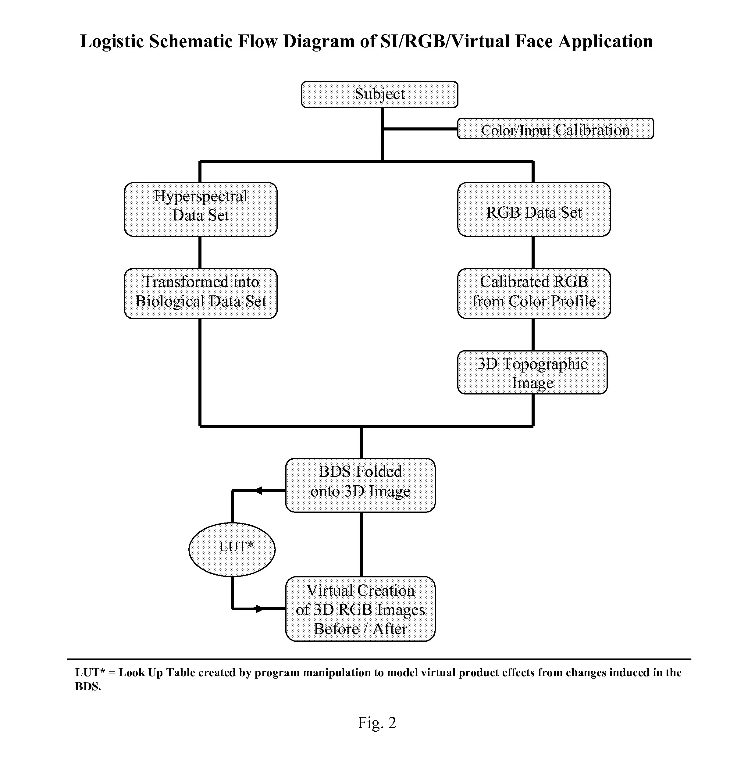 System For Skin Treatment Analysis Using Spectral Image Data To Generate 3D RGB Model