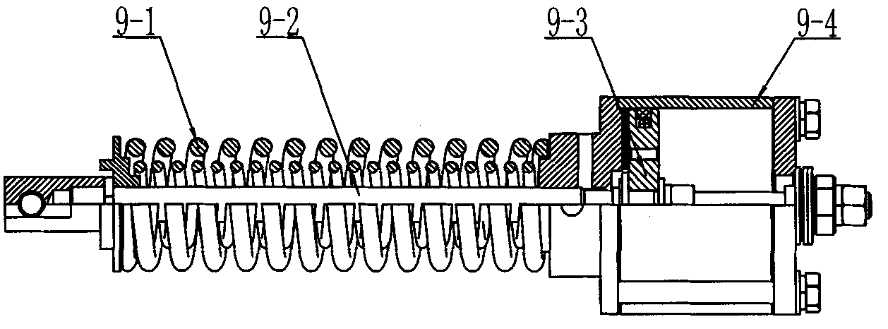 Vacuum circuit breaker with air cushioning