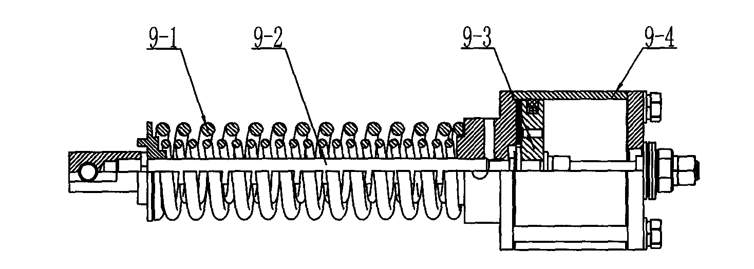 Vacuum circuit breaker with air cushioning