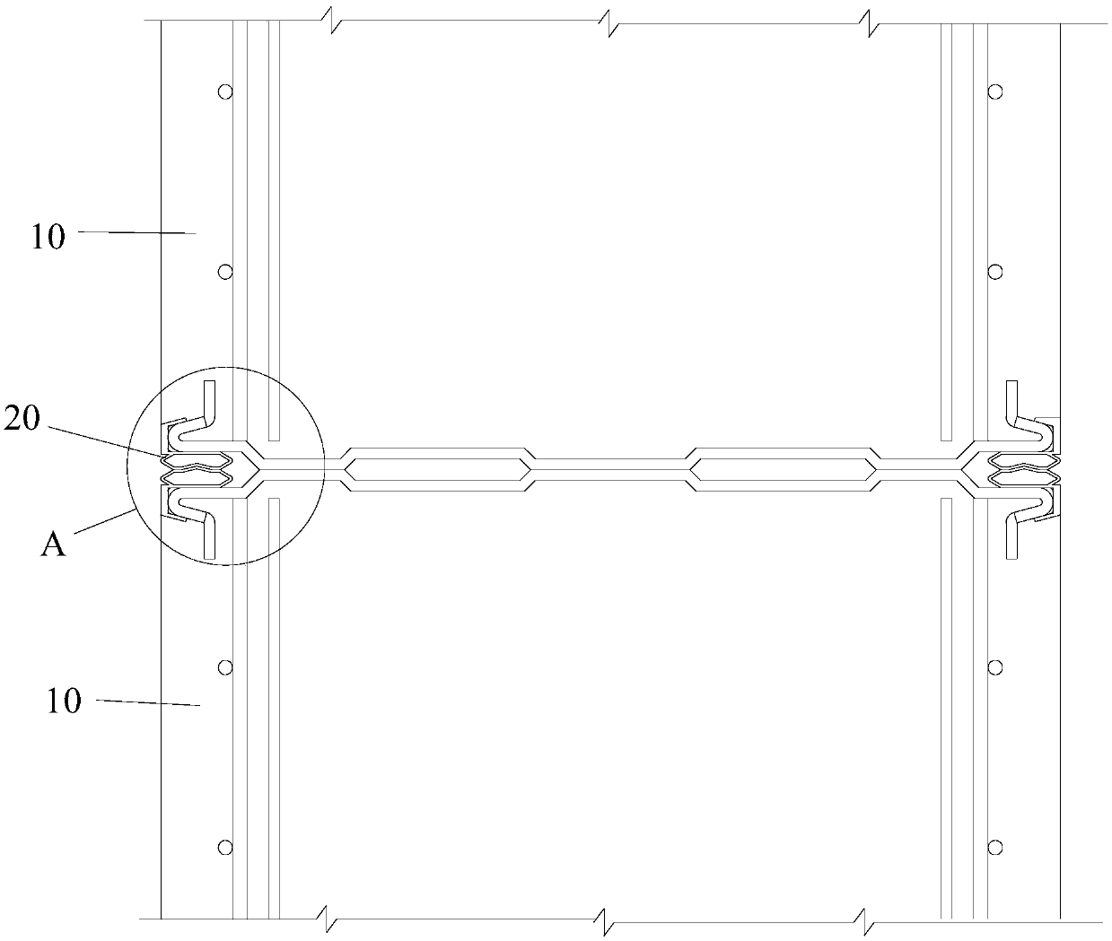 Building component sealing component and structure