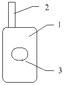 Low-cost portable environment-friendly electronic queue management machine