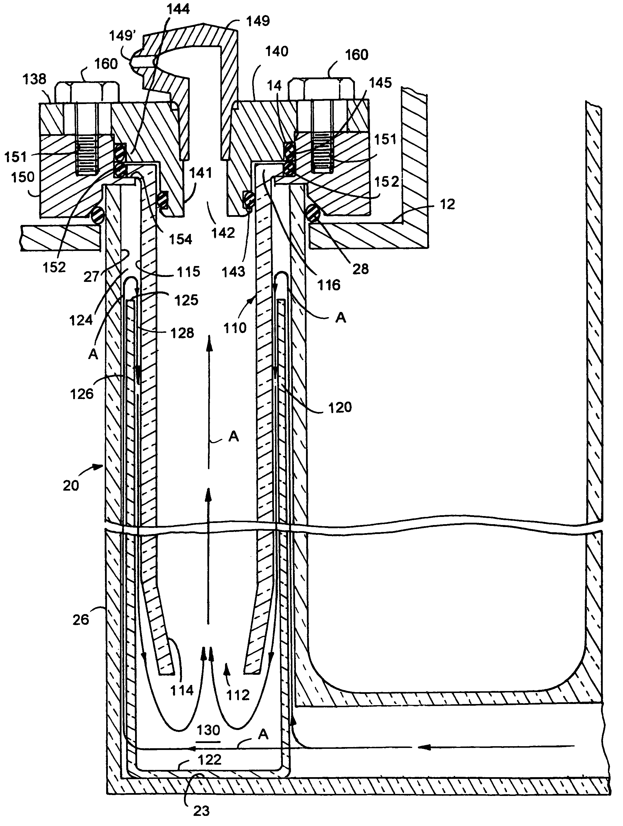 Reagent tube for top loading analyzer