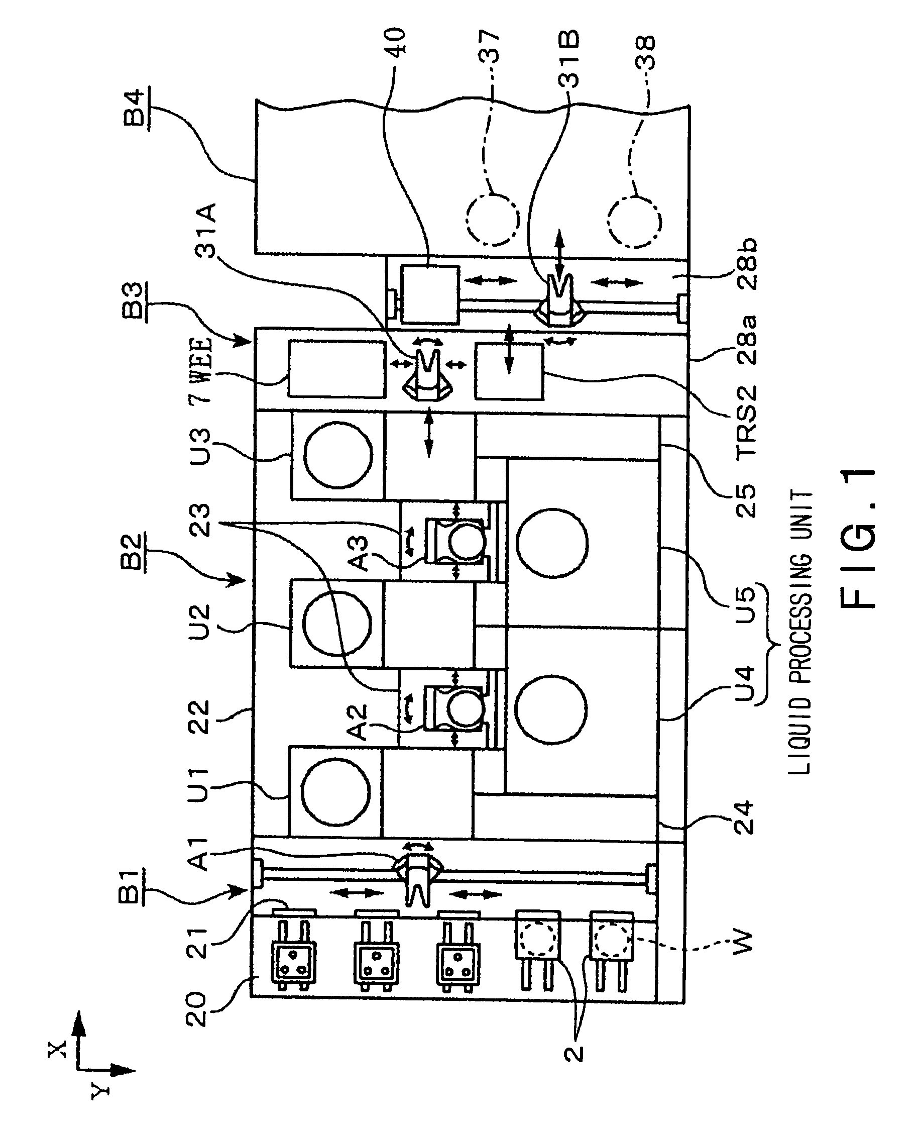 Coating and developing apparatus, coating and developing method and storage medium in which a computer-readable program is stored