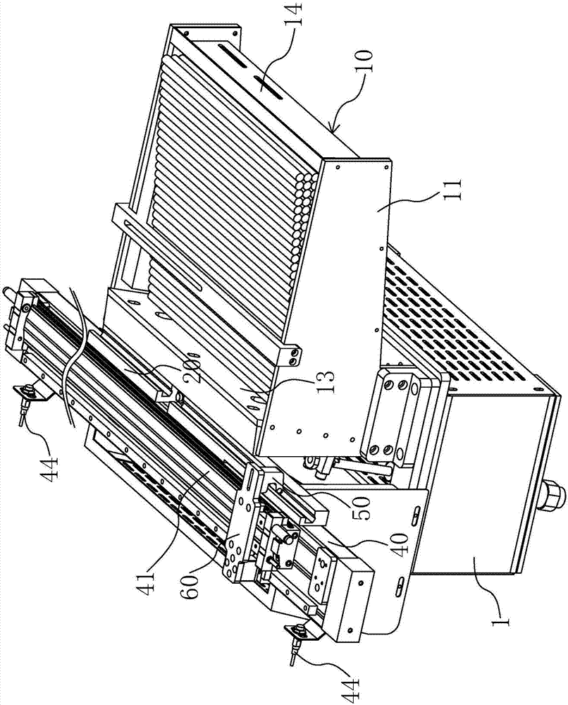 Shaft-like workpiece storing and feeding device