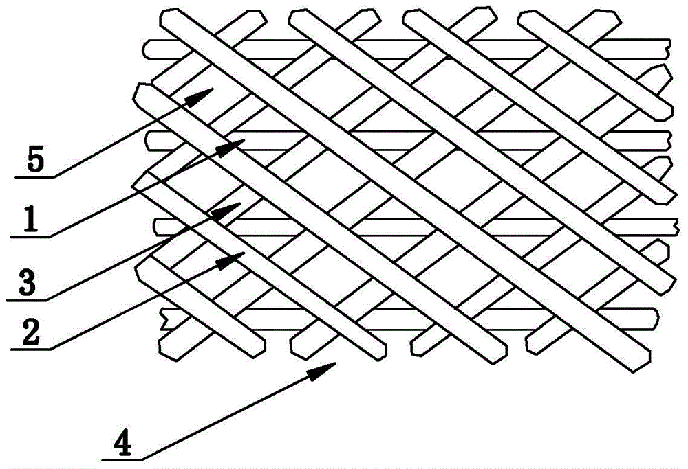 Filter cloth capable of forming micro-electrolysis and application of filter cloth