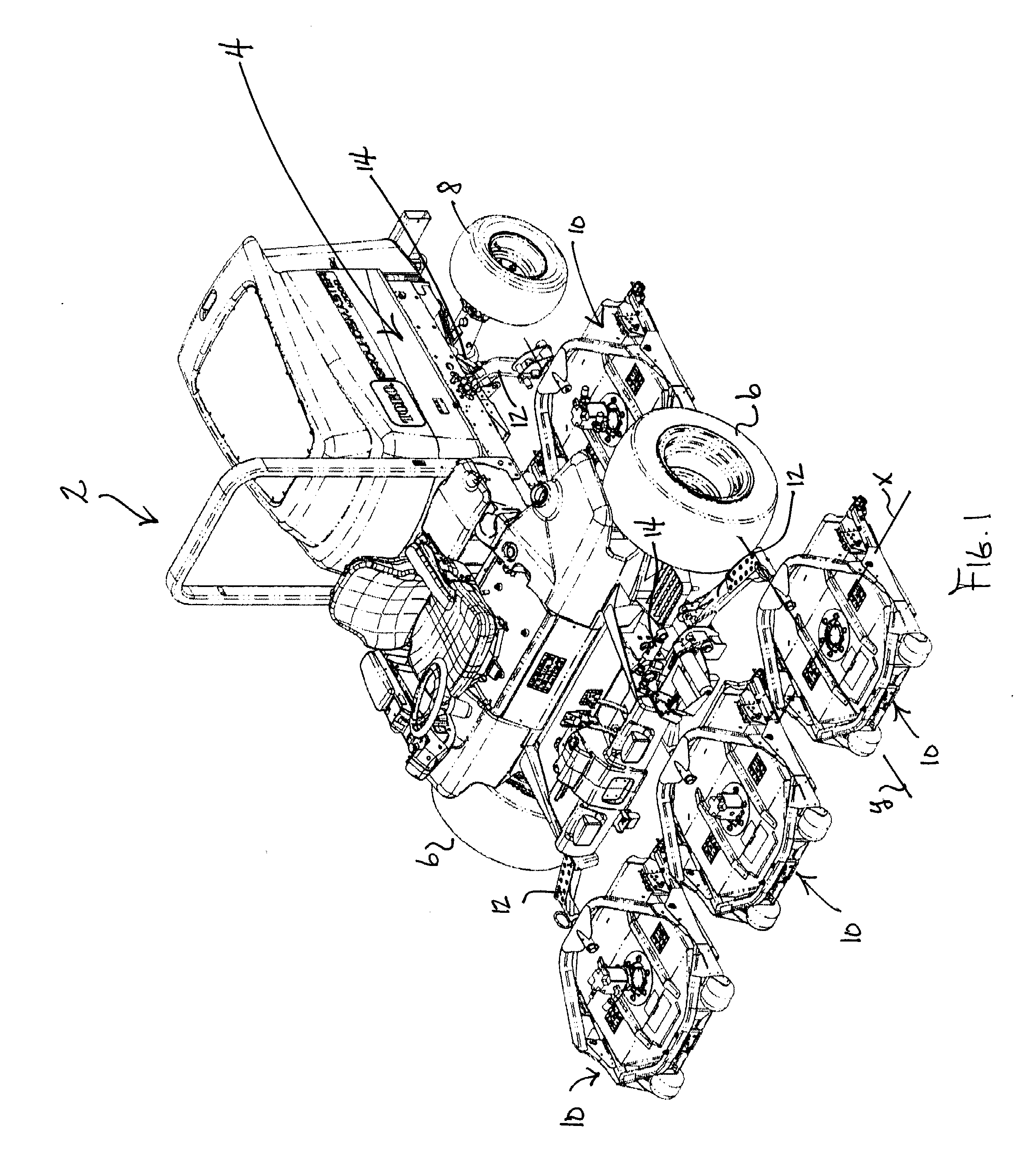 Proportional counterbalance system for mower cutting units