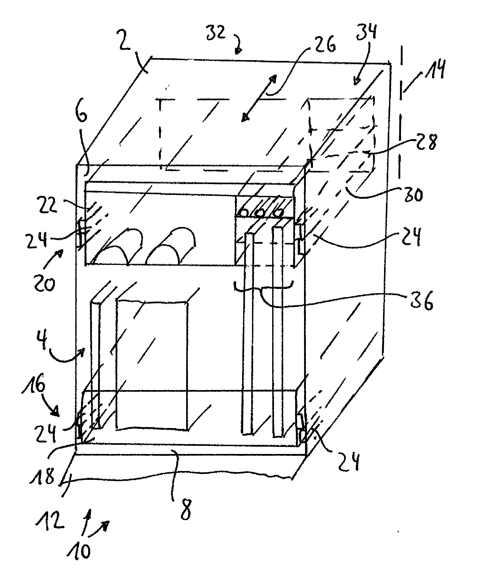 Dishwasher having an adjustable upper basket