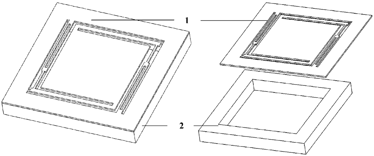 SOQ-based quartz vibration beam accelerometer chip with flexible amplifying mechanism