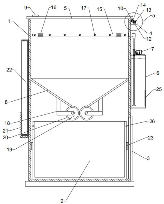 Centralized disinfection and storage equipment for nursing protective articles