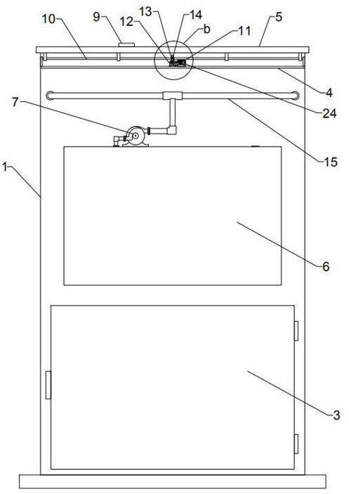 Centralized disinfection and storage equipment for nursing protective articles