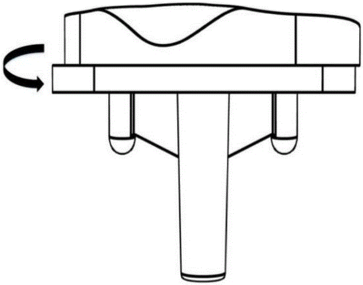 Rotary clamping type shin support and shin pad assembled structure for total knee replacement and implementation method thereof