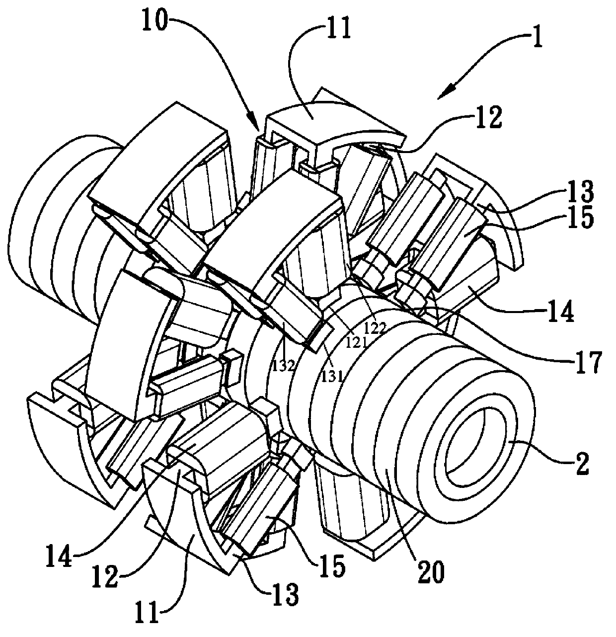 Stator structure