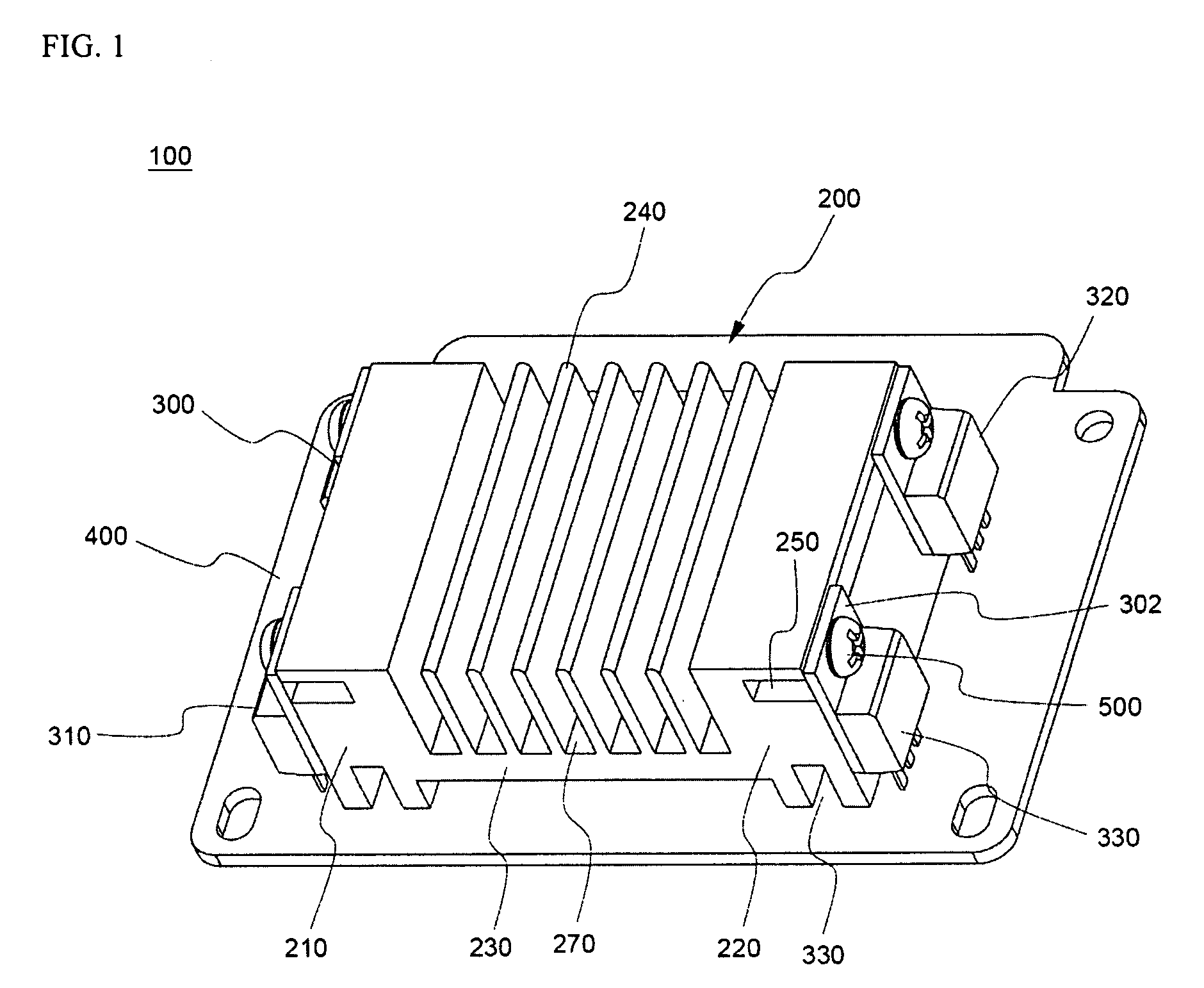 Heat radiation structure for secondary battery module, and switching board and secondary battery module having the same