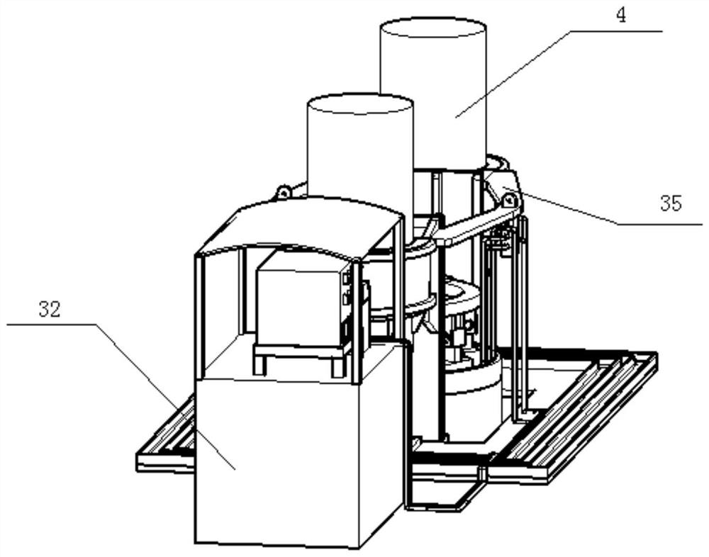 Large-tonnage underwater steel pipe pile removing device and construction method