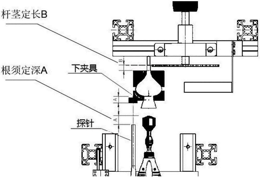 Garlic root hair and stem cutting device