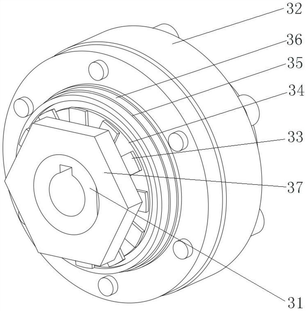 Efficient tightening device for quick coupling assembly