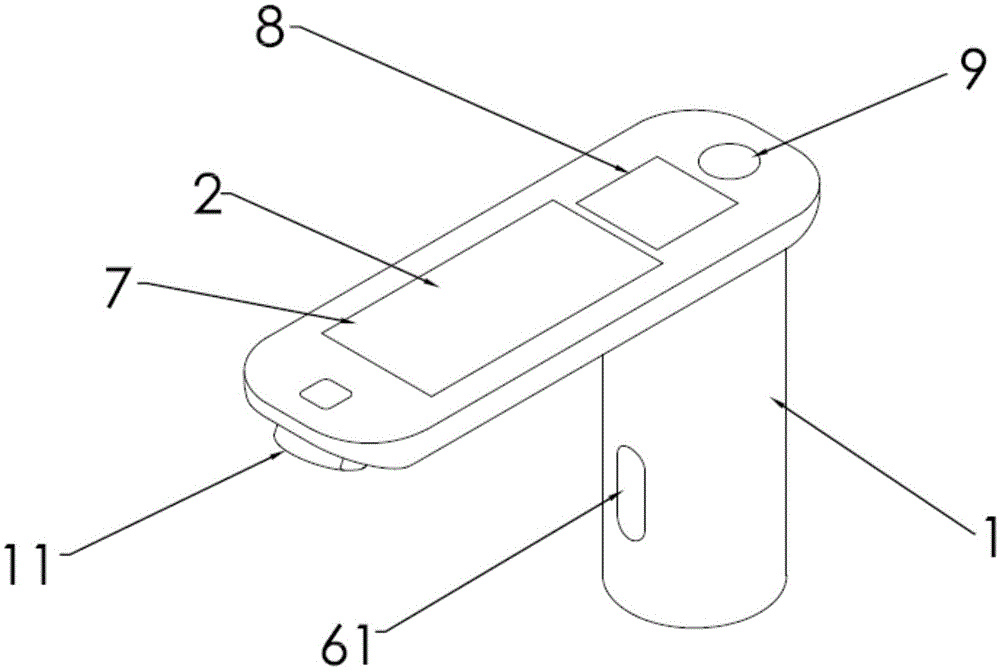 Faucet with video playing function and urinal induction water flushing device