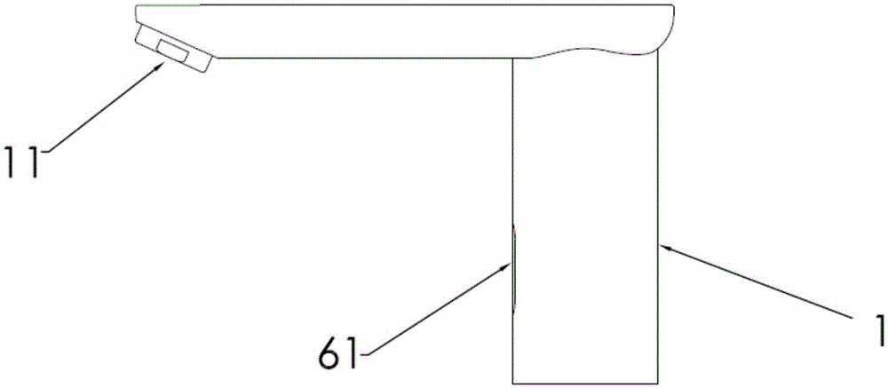 Faucet with video playing function and urinal induction water flushing device