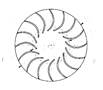 Low-specific speed small mixed flow water turbine