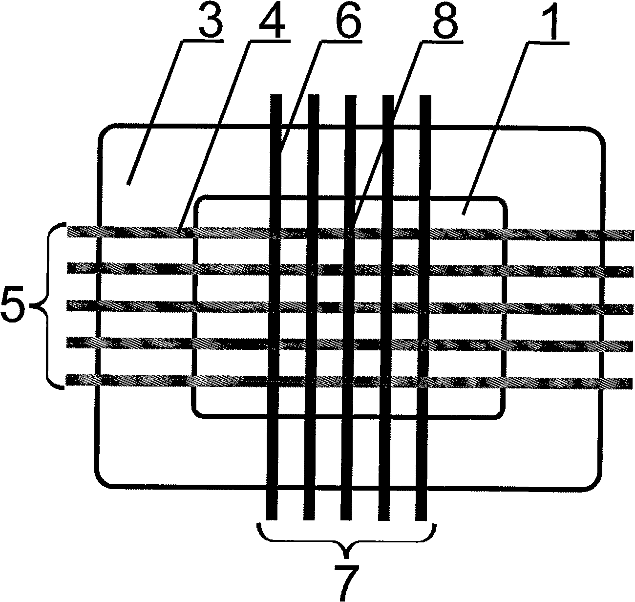 Construction method of micro point array in microchannel