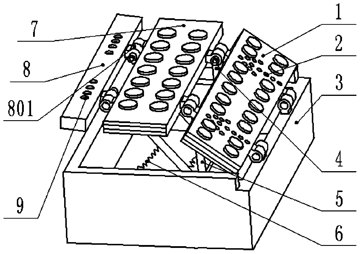 A deceleration roadblock for controlling one-way driving of automobiles