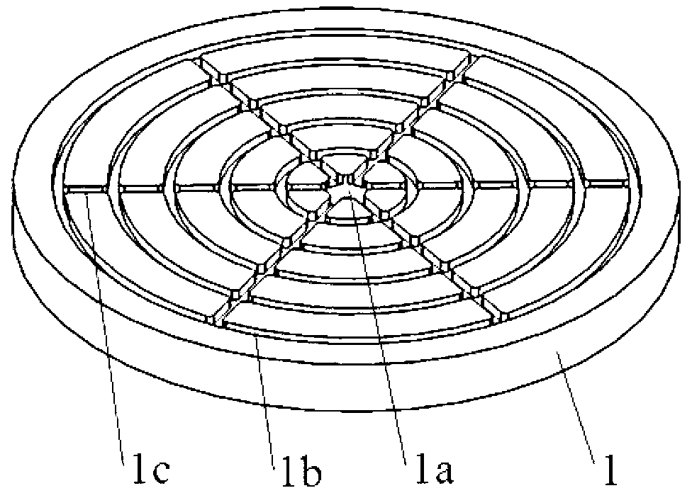 Inner-cooling bonded abrasive grinding disc