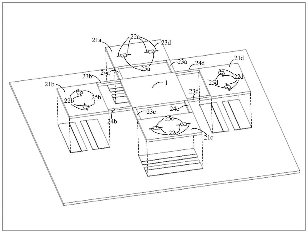 Out-of-plane axial detection MEMS capacitive accelerometer with low cross-axis sensitivity