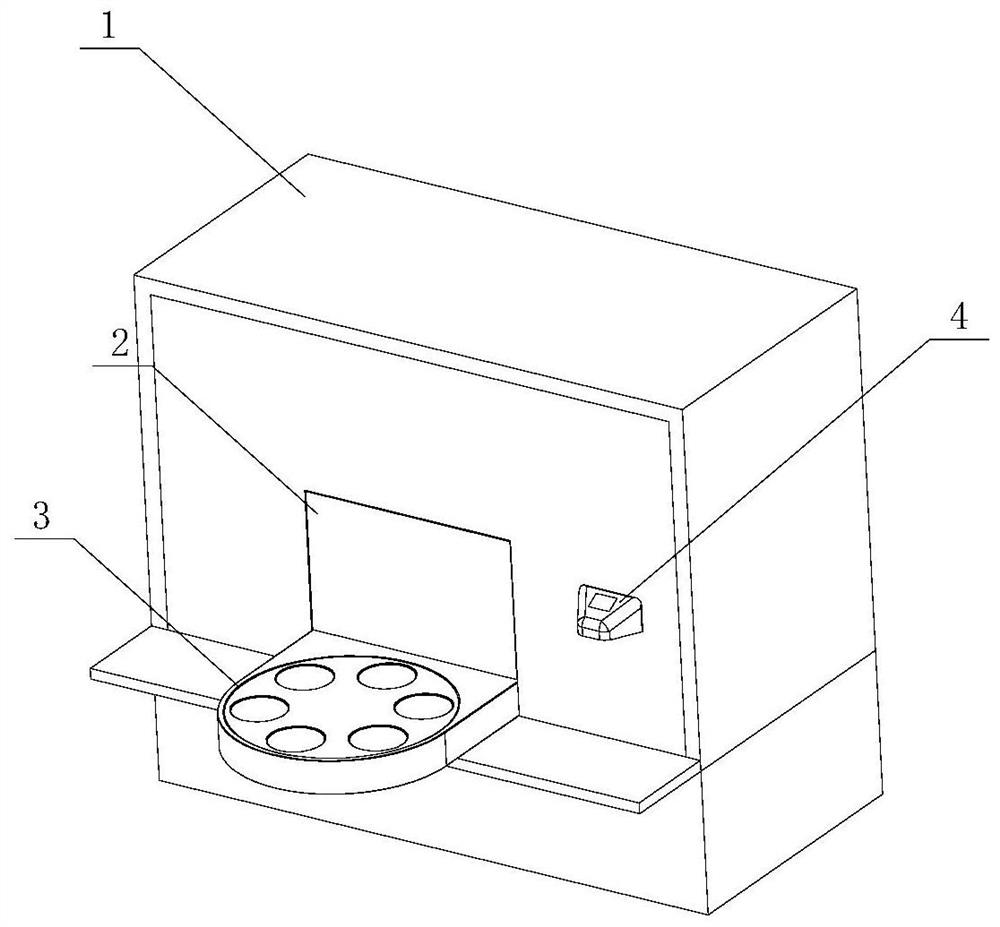 Intelligent milk taking cabinet