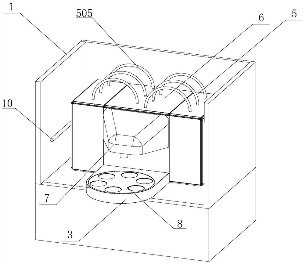 Intelligent milk taking cabinet