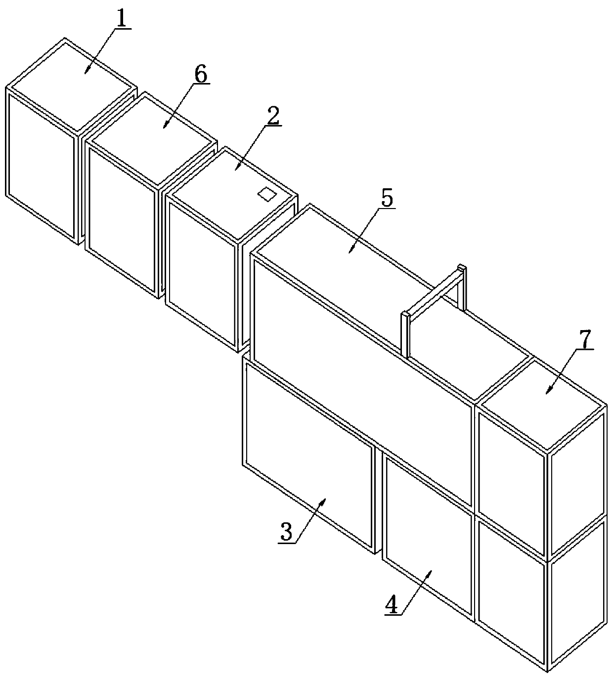 Intelligent modular novel sewage integrated equipment