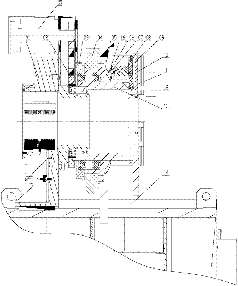 Cutter feeding device of cutting and grooving integral machine