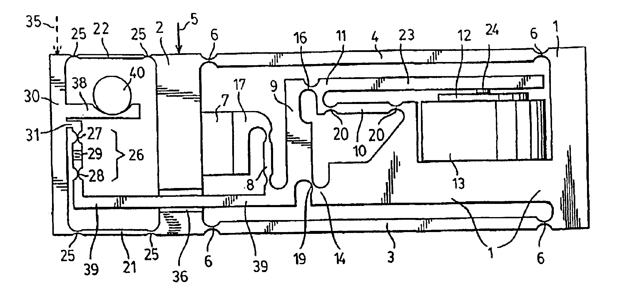 Weighing sensor with calibration weight