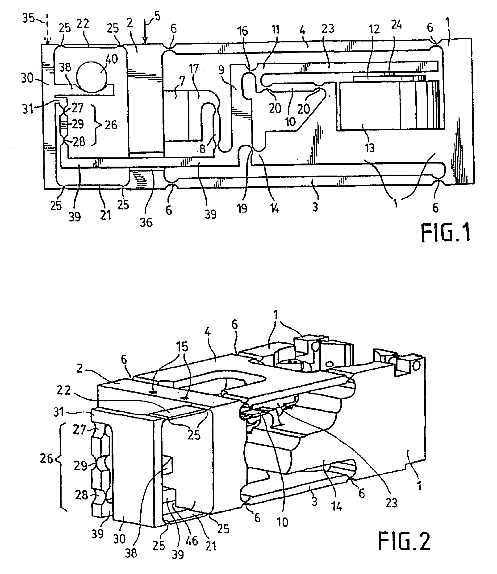 Weighing sensor with calibration weight