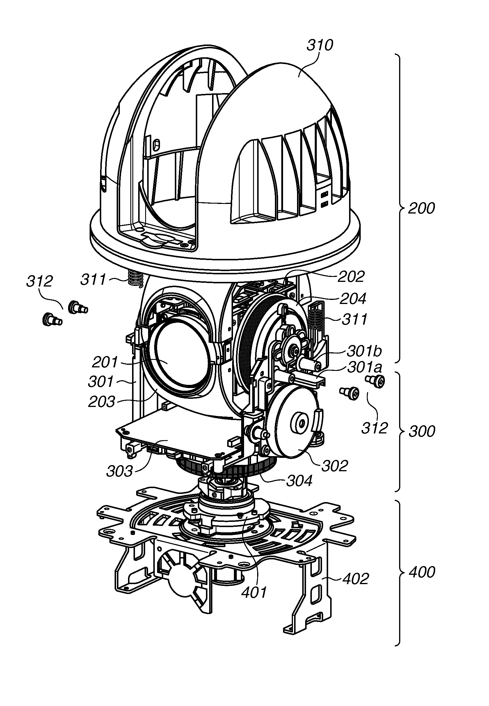 Image pickup apparatus with shock resistance