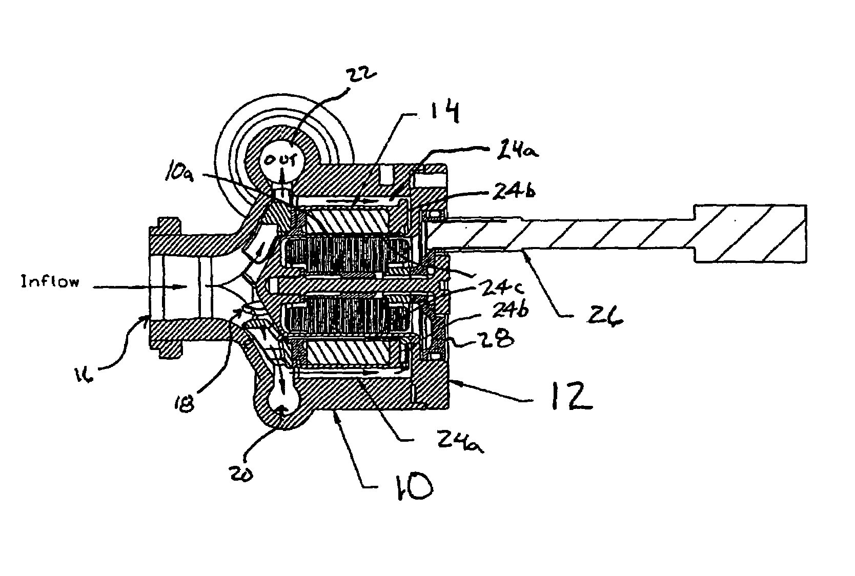 Ventricular assist system secondary impeller