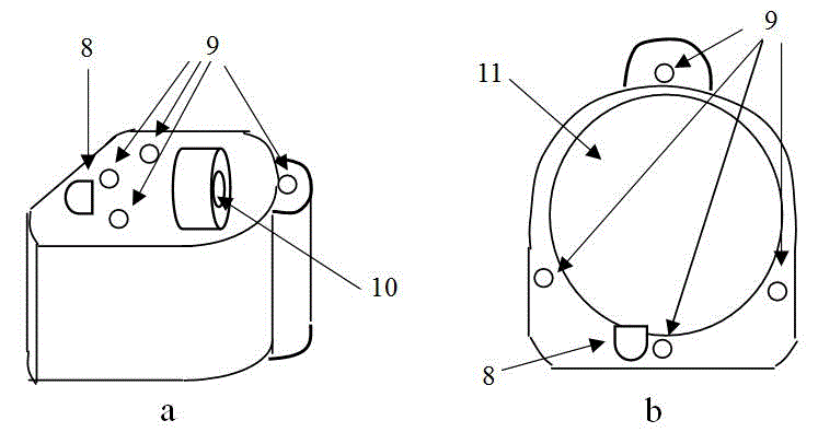 Low-frequency vibration source and mastoid process coupling device for treating peripheral vertigo