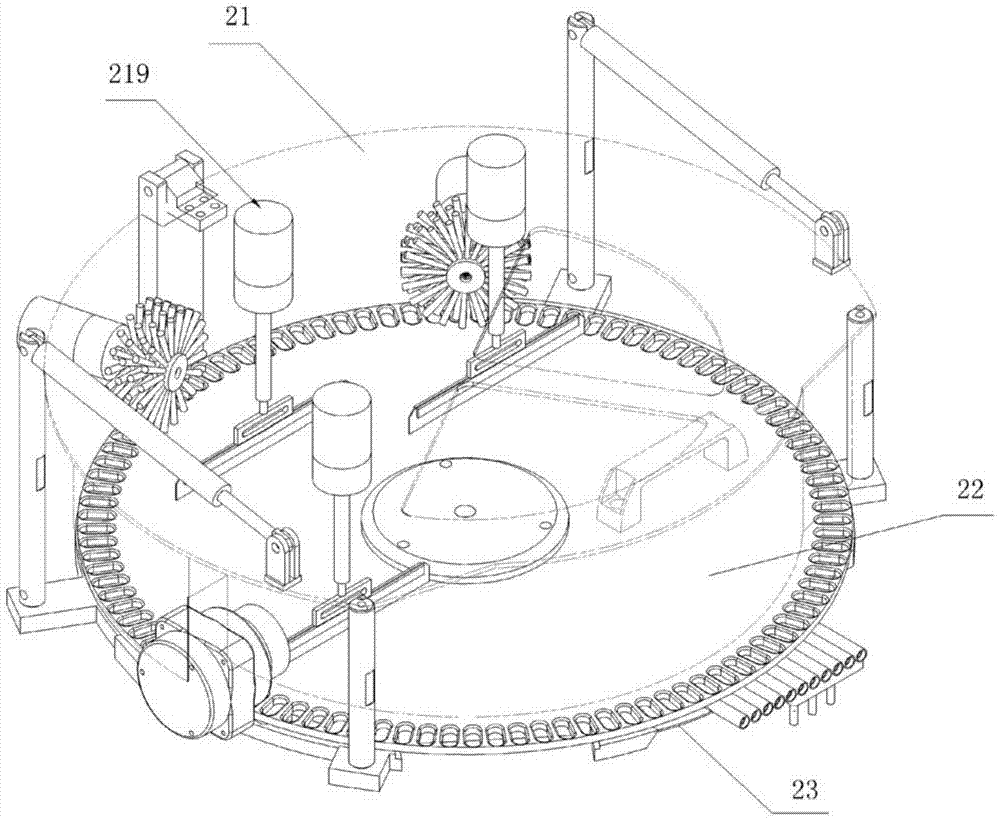 A soft capsule testing machine