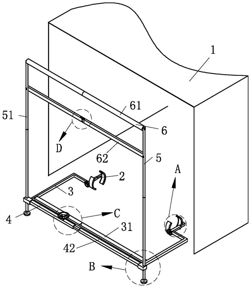 Garage with high wind resistance and pressure resistance for building site