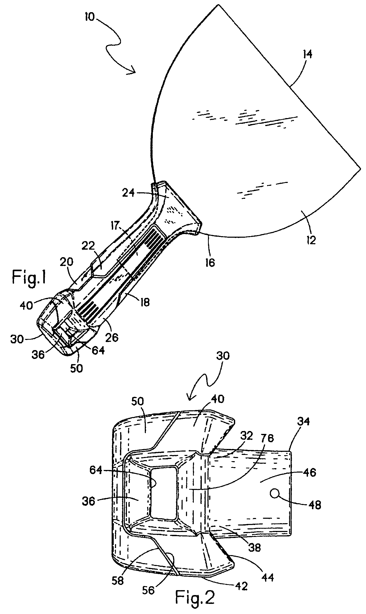 Wallboard taping knife with polymeric hammer